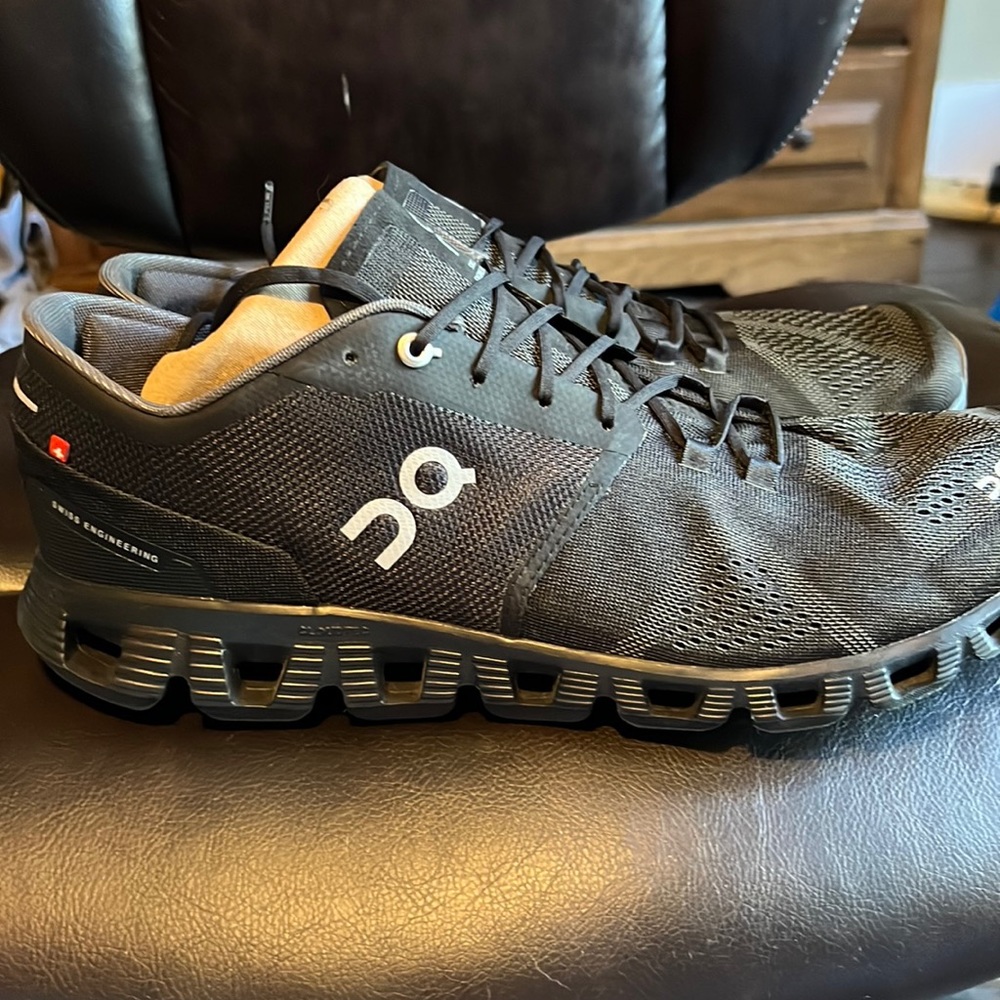 On Cloud X Black/Asphalt Size 12 & 12.5